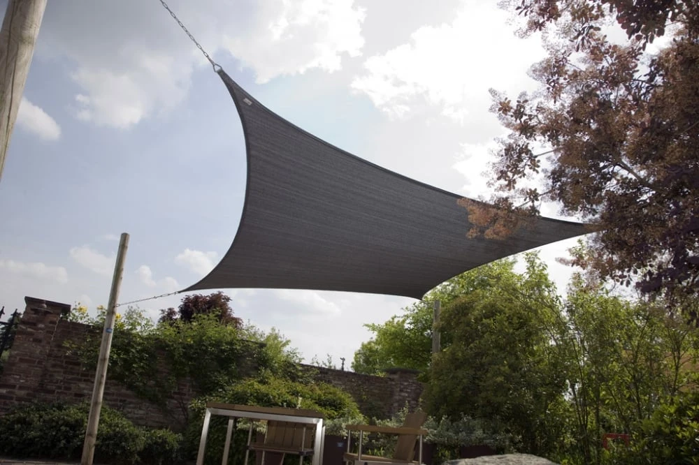 Bo-Garden Schaduwdoek Ruit - Grijs 2 Bo-Garden Schaduwdoek Ruit - Grijs - Afbeelding 2