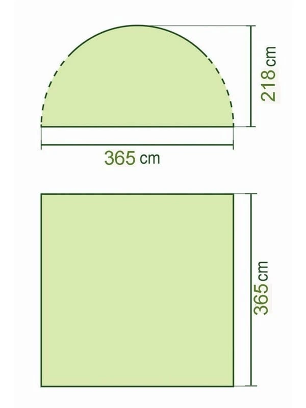 Coleman Event Shelter L Partytent Groen 3 Coleman Event Shelter L Partytent Groen - Afbeelding 3