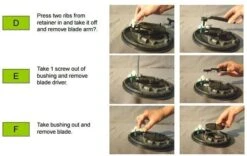 Thetford SC400 Blade Voor Afvalwatertank -Kampeeruitrustingswinkel 16317 thetford thetford sc400 blade tbv afvalwater