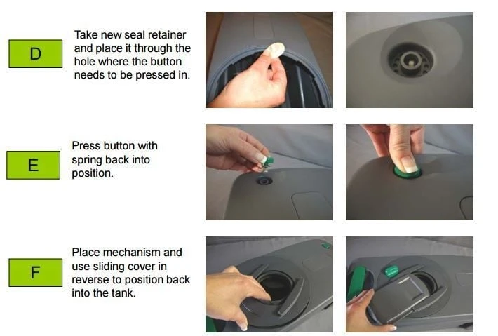 Thetford Ontluchtingsknop Afvaltank Cassette Toilet 3 Thetford Ontluchtingsknop Afvaltank Cassette Toilet - Afbeelding 3