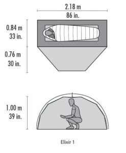 MSR Elixir 1 / 1 Persoons Tent Groen -Kampeeruitrustingswinkel 41147 msr elixir 1 1 persoons tent