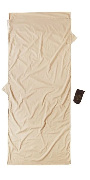Cocoon Travelsheet Insectshield Egyptisch Katoen Lakenzak Beige 1 Cocoon Travelsheet Insectshield Egyptisch Katoen Lakenzak Beige