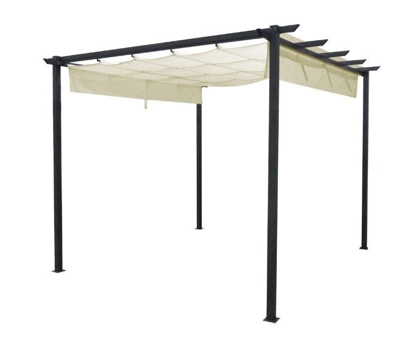 ML Tuinpaviljoen Pergola - Beige 1 ML Tuinpaviljoen Pergola - Beige