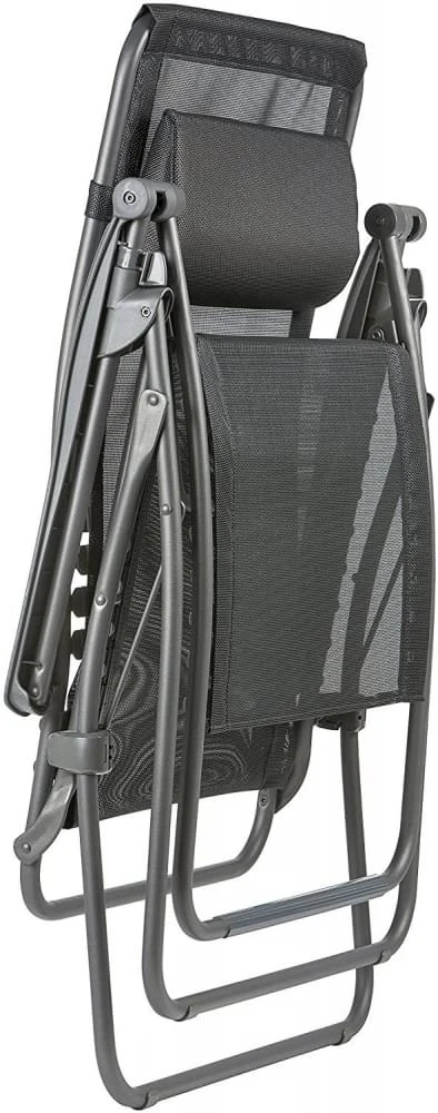 Lafuma RSXA Clip Batyline XL Relaxstoel Zwart 2 Lafuma RSXA Clip Batyline XL Relaxstoel Zwart - Afbeelding 2