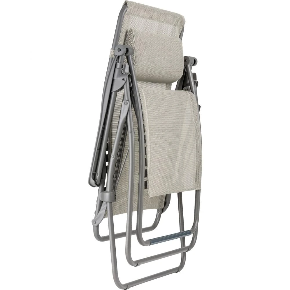 Lafuma RSXA Clip Batyline Relaxstoel Grijs 2 Lafuma RSXA Clip Batyline Relaxstoel Grijs - Afbeelding 2