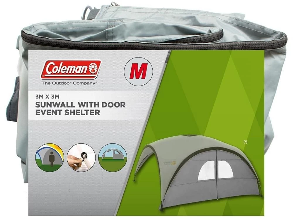 Coleman Event Shelter M Zijwand Met Deur 1 Coleman Event Shelter M Zijwand Met Deur