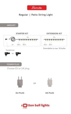 LEDR Patio Lights Round Extension Kit -Kampeeruitrustingswinkel 77030 ledr patio lights round extension kit