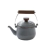 Barebones Geëmailleerde Theepot Donkergrijs