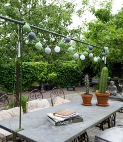 Cotton Ball Lights Outdoor Glamping Starter Kit Groen -Kampeeruitrustingswinkel 79860 cotton ball lights outdoor glamping starter kit