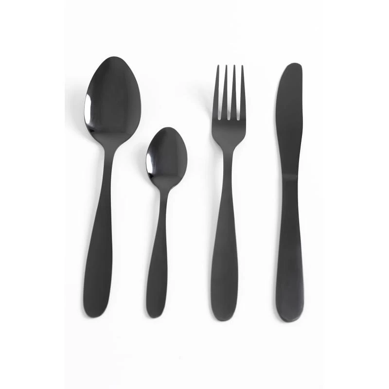 ML Bestekset 16 Delig Zwart 1 ML Bestekset 16 Delig Zwart