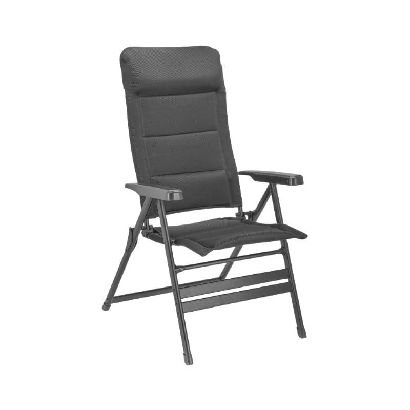 Travellife Barletta Comfort Plus Campingstoel Donkergrijs 1 Travellife Barletta Comfort Plus Campingstoel Donkergrijs