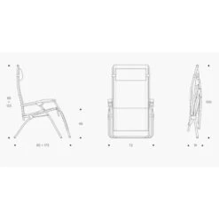 Lafuma RSXA Clip Batyline XL Relaxstoel Zwart 8 Lafuma RSXA Clip Batyline XL Relaxstoel Zwart -Kampeeruitrustingswinkel 81291 lafuma rsxa clip batyline xl relaxstoel