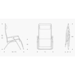 Lafuma RSX Clip Air Comfort XL Relaxstoel Bruin 8 Lafuma RSX Clip Air Comfort XL Relaxstoel Bruin -Kampeeruitrustingswinkel 81296 lafuma rsx clip air comfort xl relaxstoel