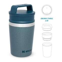 Stanley The Shortstack Travel Mug 0,23L Groen -Kampeeruitrustingswinkel 82260 stanley the shortstack travel mug 023l
