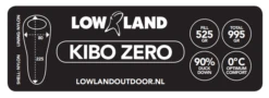 Lowland KIBO Zero Mummy Slaapzak Dons Blauw -Kampeeruitrustingswinkel 83745 lowland kibo zero mummy slaapzak dons