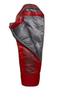 RAB Solar Eco 3 Mummy Slaapzak Synthetisch Rood -Kampeeruitrustingswinkel 83963 rab solar eco 3 mummy slaapzak synthetisch