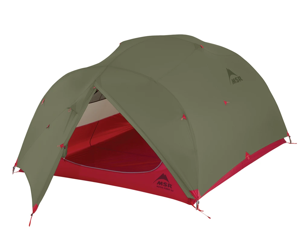 MSR Mutha Hubba NX / 3 Persoons Tent Groen 1 MSR Mutha Hubba NX / 3 Persoons Tent Groen