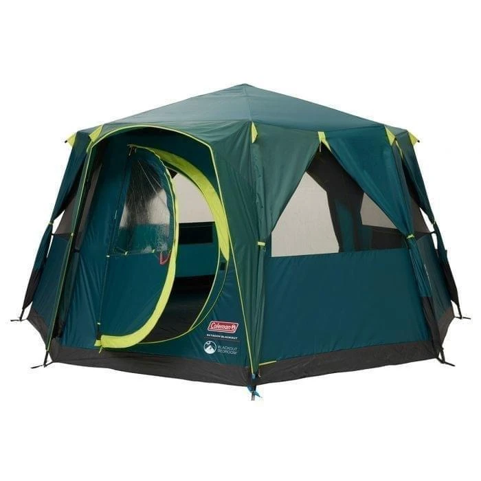 Coleman Octagon BlackOut - 8 Persoons Tent Groen 1 Coleman Octagon BlackOut - 8 Persoons Tent Groen