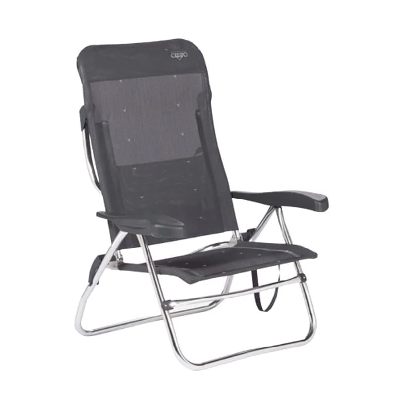 Crespo AL-223 Strandstoel Donkergrijs 1 Crespo AL-223 Strandstoel Donkergrijs