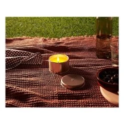 Bolsius Reisverpakking Citronella Kaars In Blik -Kampeeruitrustingswinkel 90669 bolsius reisverpakking citronella kaars in blik