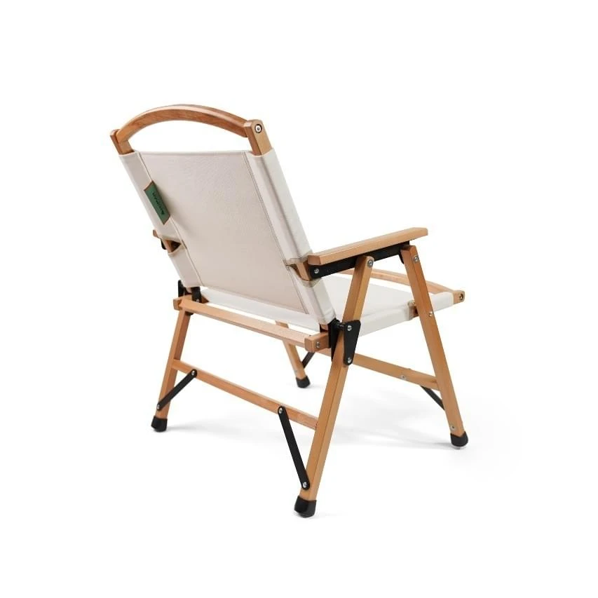 Human Comfort Dolo Canvas Campingstoel Wit 2 Human Comfort Dolo Canvas Campingstoel Wit - Afbeelding 2