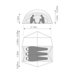 Exped Outer Space III / 3 Persoons Tent -Kampeeruitrustingswinkel 92145 exped outer space iii