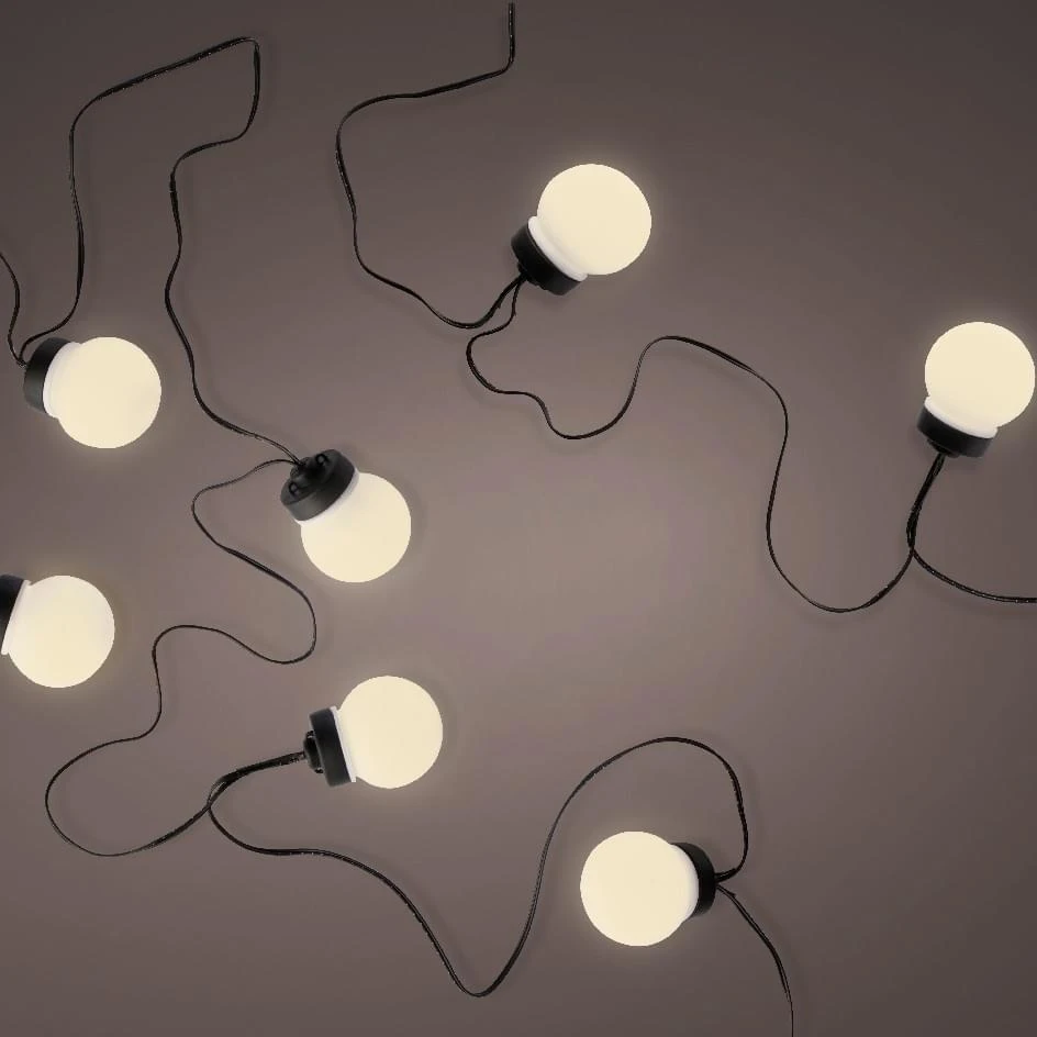 Decoris Lumineo LED Budget Milky Globe 4 Decoris Lumineo LED Budget Milky Globe - Afbeelding 4