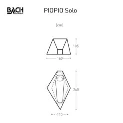 Bach PioPio Solo Tent UL Donkergroen -Kampeeruitrustingswinkel 96036 bach piopio solo tent ul
