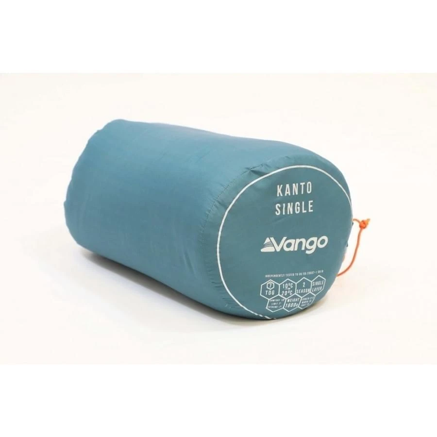 Vango Kanto Single Deken Slaapzak Synthetisch Groen 2 Vango Kanto Single Deken Slaapzak Synthetisch Groen - Afbeelding 2