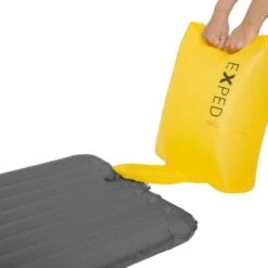 Exped Ultra 7R LW Slaapmat + Pumpbag Donkergrijs -Kampeeruitrustingswinkel 97021 exped ultra 7r lw slaapmat pumpbag