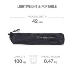 Helinox Speed Stool Kruk Zwart -Kampeeruitrustingswinkel 98838 helinox speed stool kruk