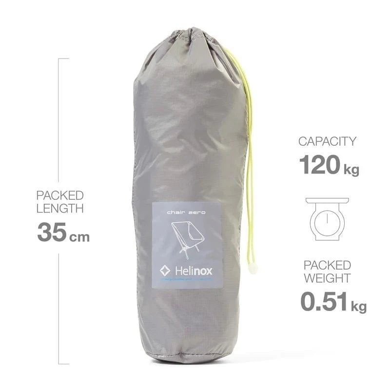 Helinox Chair Zero Lichtgewicht Stoel Grijs 7 Helinox Chair Zero Lichtgewicht Stoel Grijs - Afbeelding 7